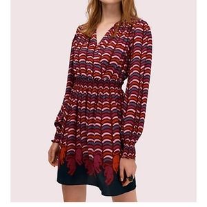 EUC Kate Spade Rawr Smocked Dress